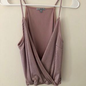 Charlotte Russe Low-Cut Tank Top